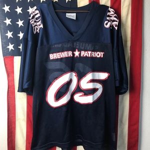 Sam Adams official brewer football jersey XL